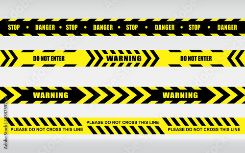 Illustration graphic vector of Police Line design template
