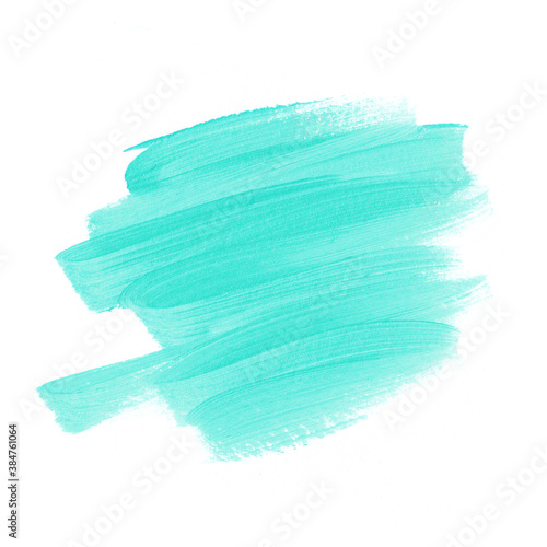 Mint brush paint stroke background. Perfect design for headline, logo and sale banner.