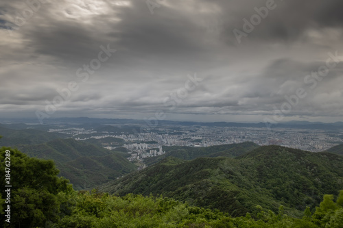 View over Gwangju city