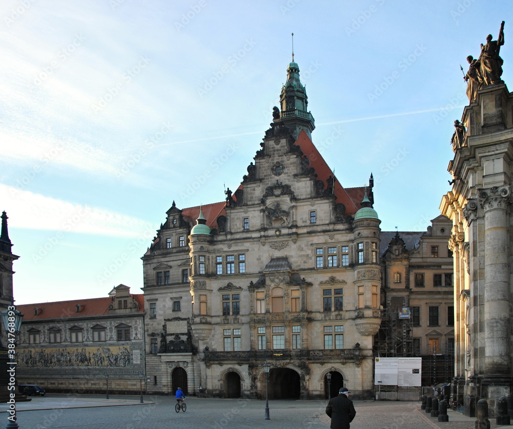 Fototapeta premium Residenz Schloss in Dresden, Sachsen