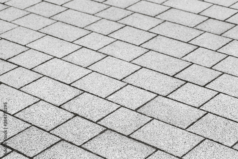 Gray concrete cobble road background photo Gray concrete cobble road background photo