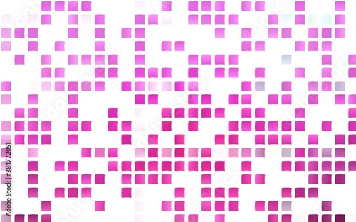Light Pink vector pattern in square style.
