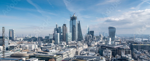City of London Panoramic of the Financial District