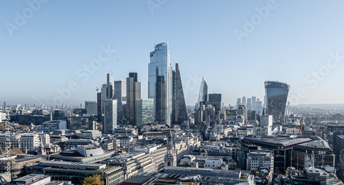 City of London Panoramic of the Financial District