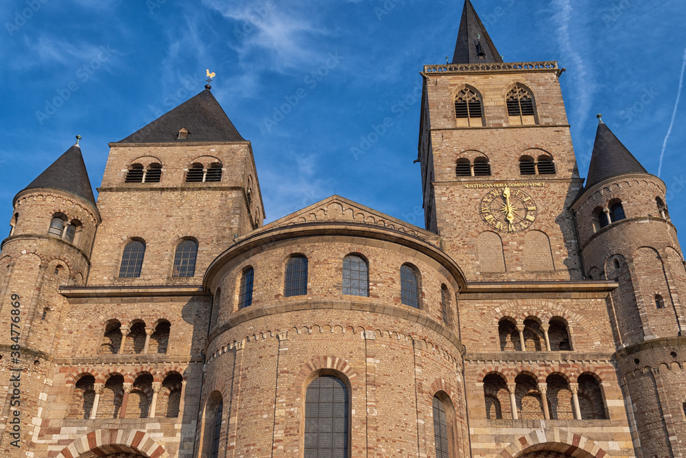 The imposing cathedral in Trier