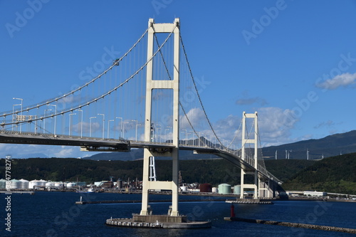 The bridge in Muroran City, Japan