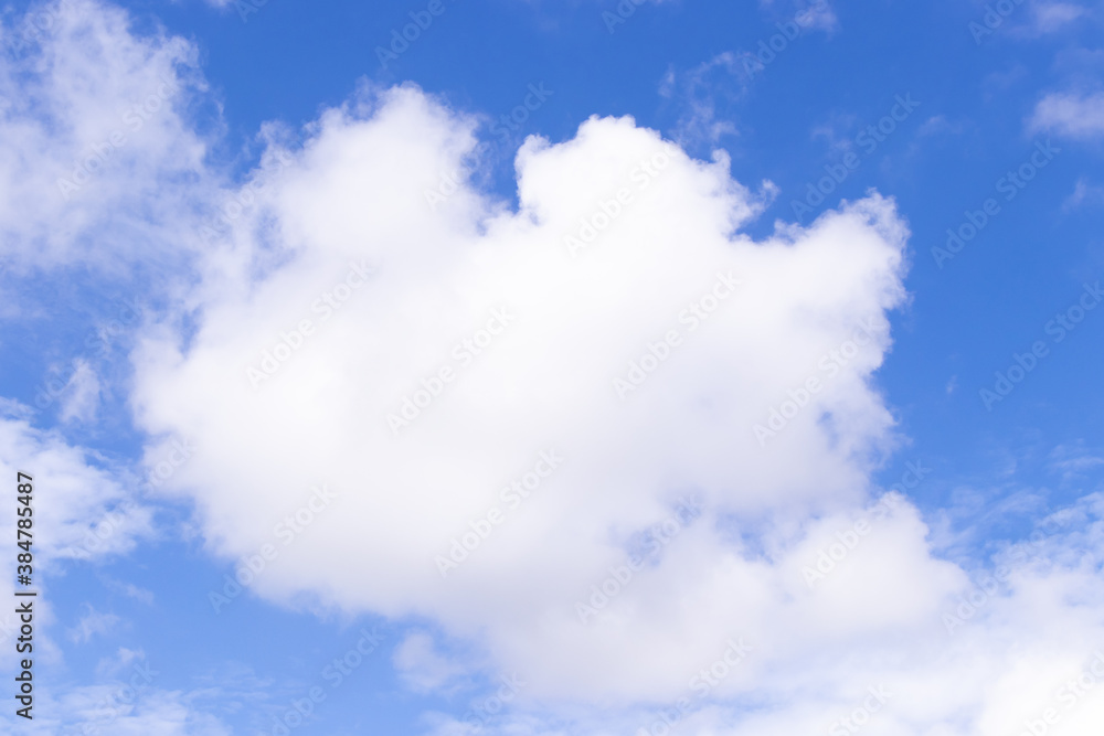 Clear blue color sky with white cloud background Clear blue color sky with white cloud background
