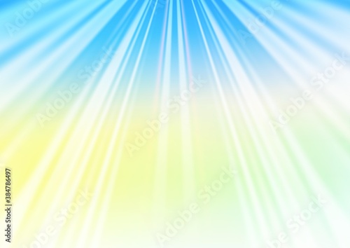 Light Blue, Yellow vector template with repeated sticks.