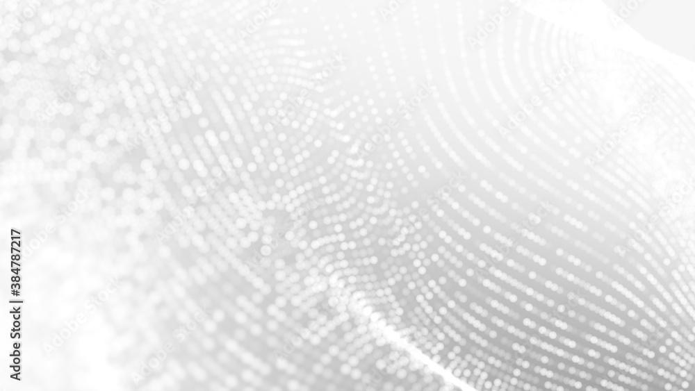Dot white gray wave light technology texture background. Abstract big data digital concept. 3d rendering. Dot white gray wave light technology texture background. Abstract big data digital concept. 3d rendering.
