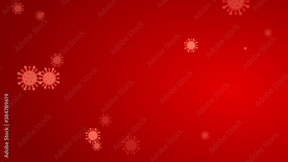 Coronavirus red pattern banner background. Abstract healthcare Illustrations concept COVID-19. Coronavirus red pattern banner background. Abstract healthcare Illustrations concept COVID-19.