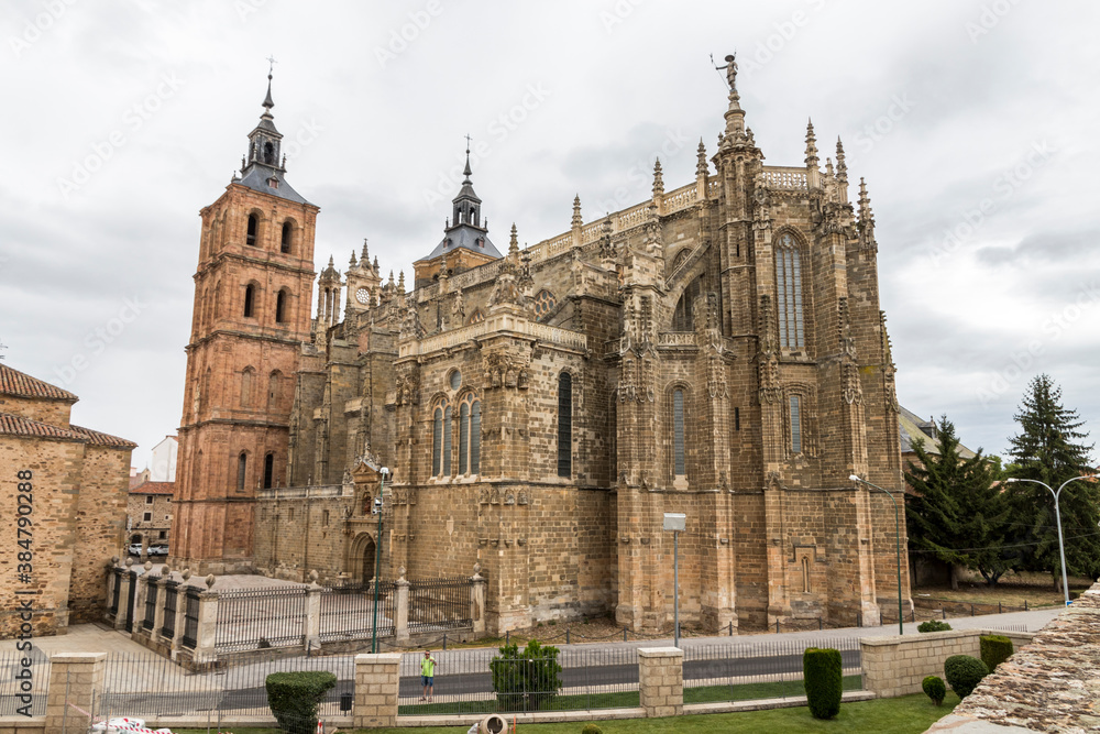 Astorga, Spain. Apse of the Cathedral of Saint Mary (Catedral de Santa Maria), in Renaissance and Baroque styles