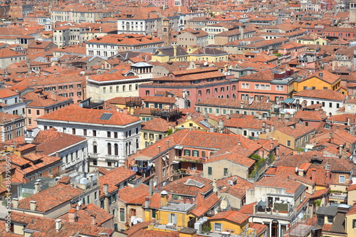 Venetian terracotta tiled rooftops