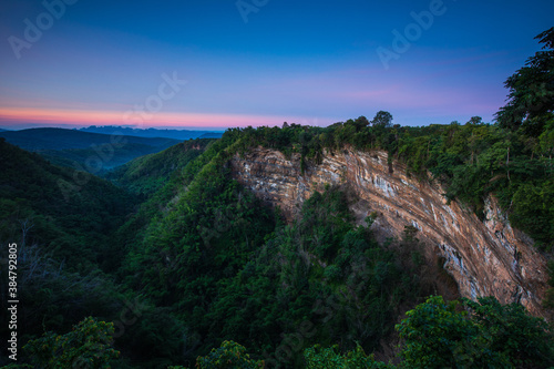 Landscape of canyon Nam Nao Phetchabun Province,Thailand.