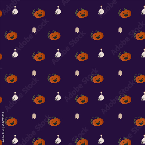 Halloween pumpkin pattern