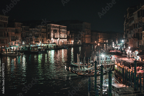 a fantastic view on venice by evening