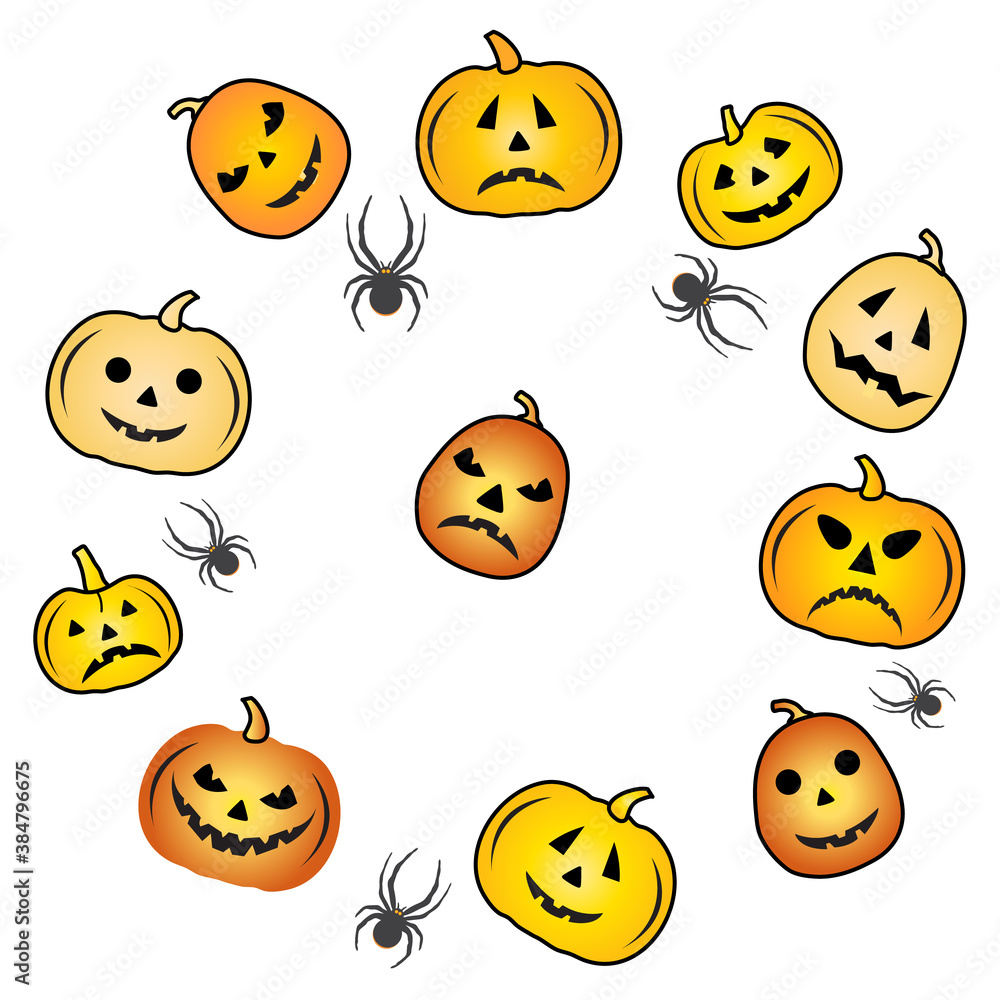 Vector Halloween pumpkin Jack O'Lantern Festive Vector Halloween pumpkin Jack O'Lantern Festive