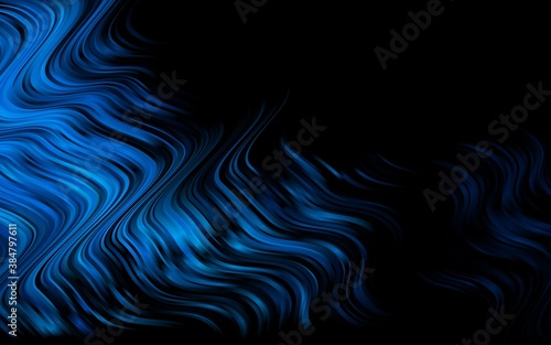 Light BLUE vector pattern with liquid shapes.