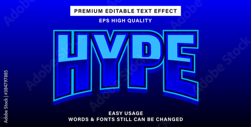 Best text effect hype