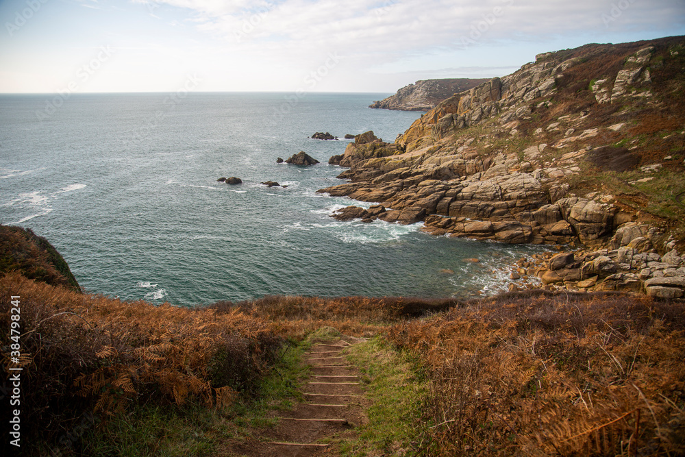 coast of the sea steps