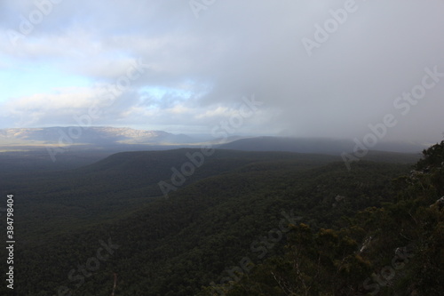 spectacular views and landscape in Grampians National Park, wild, raugh nature, Victoria, Australia, Down under photo