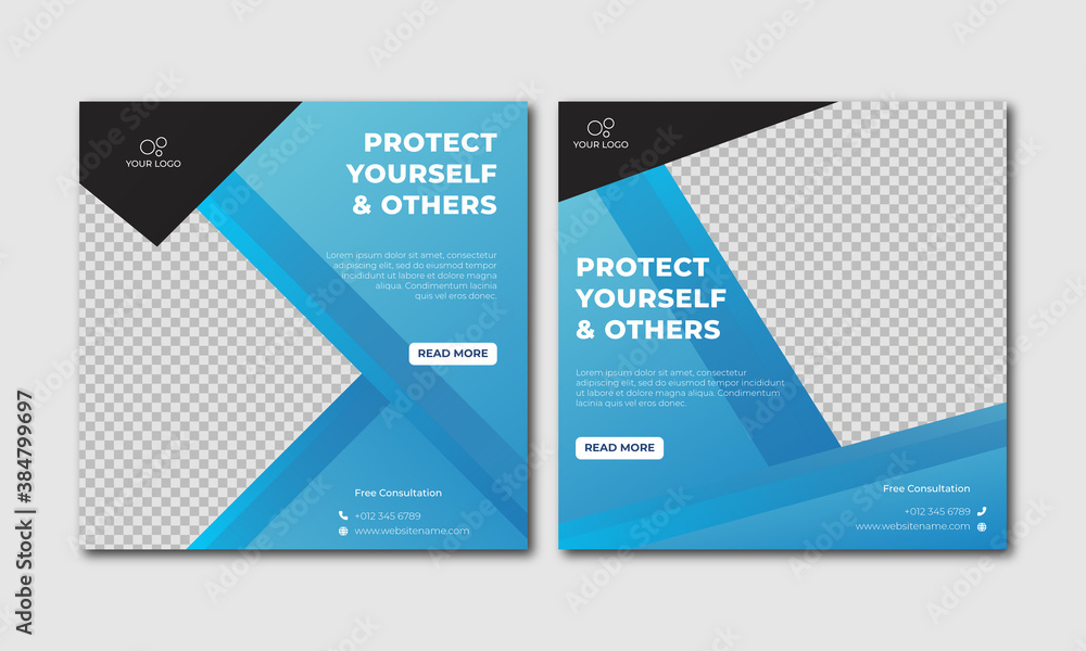 Healthcare & medical banner promotion template 