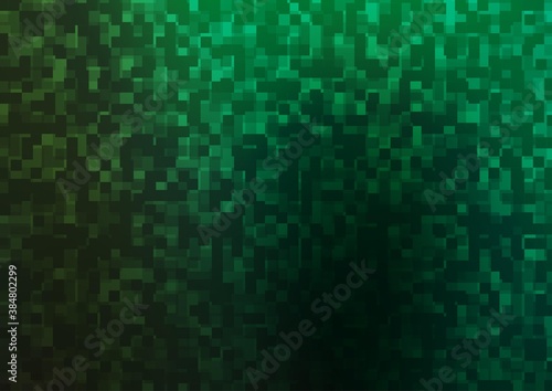 Light Green vector texture in rectangular style. © Dmitry
