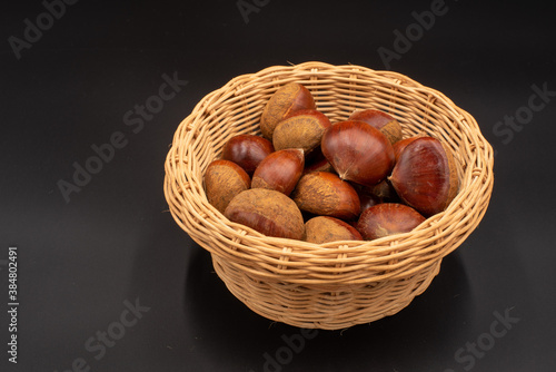 chestnuts in a basket
