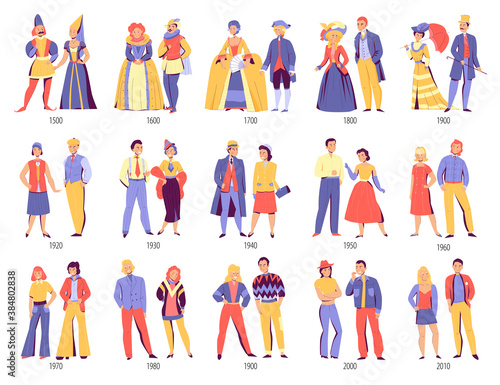 Fashion History Couples Set 