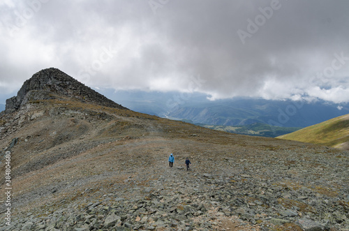 Tourist route on the high plateau