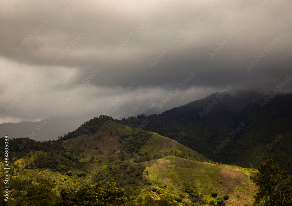 Landscape Cordillera Central, Dominican Republic