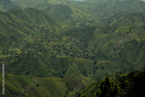 Fototapeta Naklejka Na Ścianę i Meble -  Landscare Cordillera Central, Dominican Republic