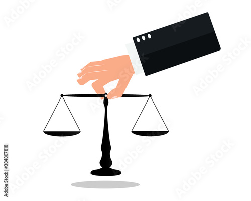 scales civil rights illustration icon