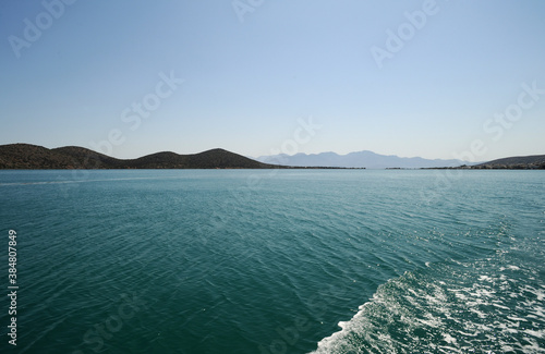 L'isthme d'Olous à Élounda en Crète photo