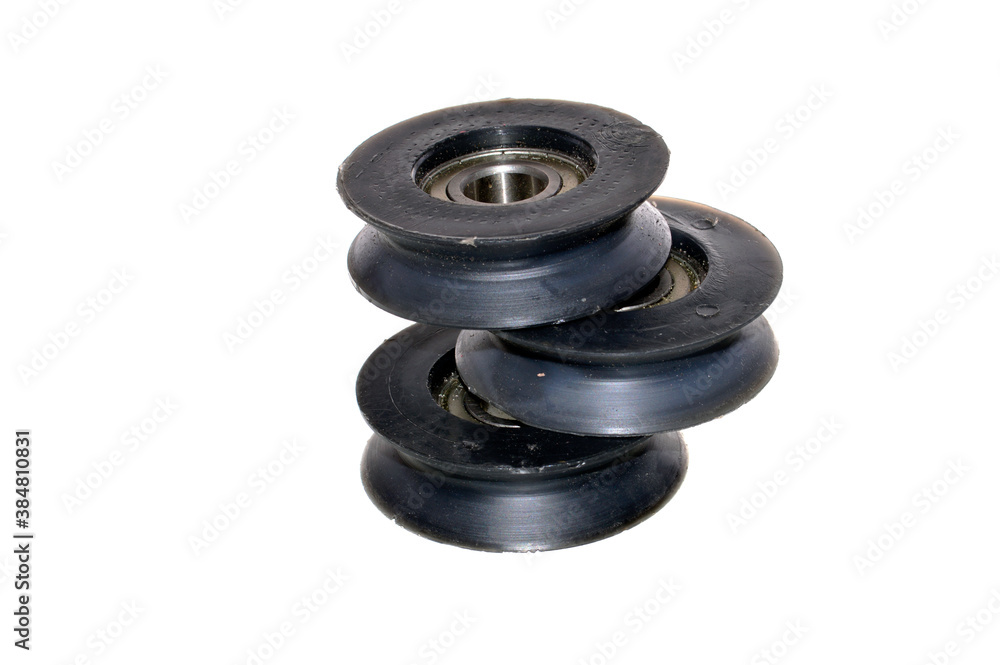 roller in bearing isolated on white background roller in bearing isolated on white background