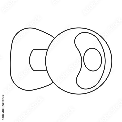 Camera cctv vector icon.Outline vector icon isolated illustration on white background camera cctv.