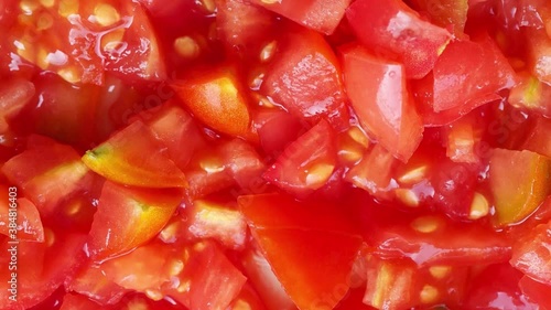 chopped tomato for pizza