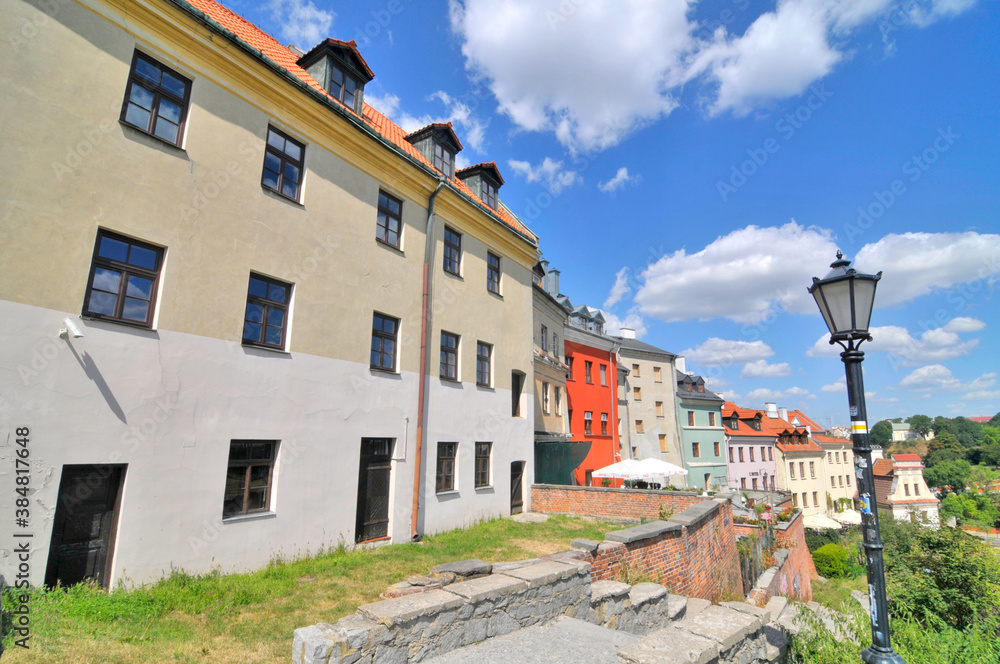 Ulice starego miasta w  Lublinie