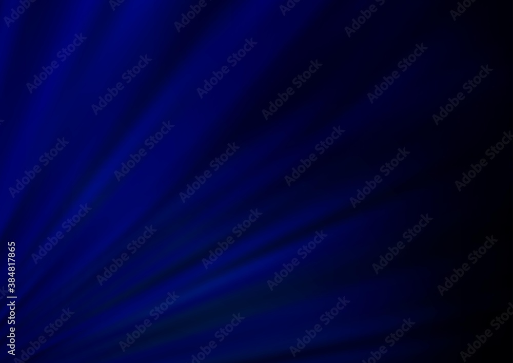 Fototapeta premium Dark BLUE vector abstract blurred pattern.