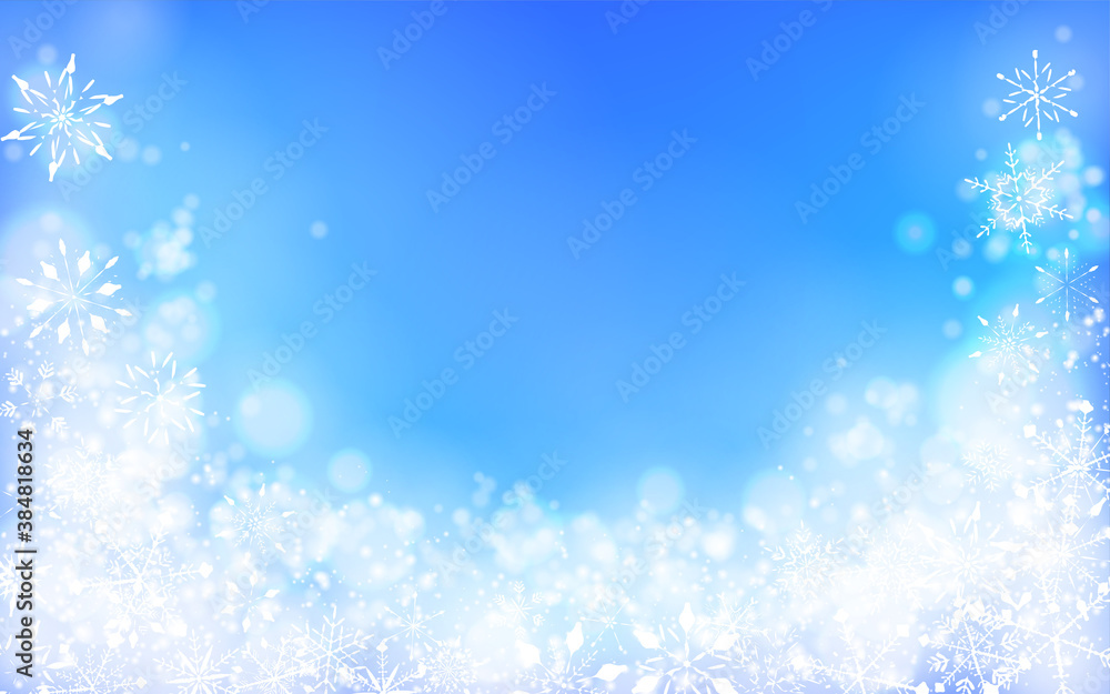 雪の結晶の背景素材 クリスマスイメージ 雪の結晶の背景素材 クリスマスイメージ