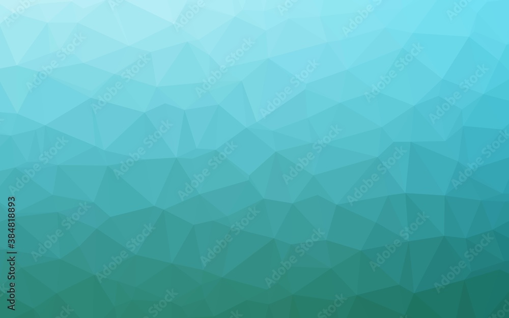 Light BLUE vector shining triangular template. Light BLUE vector shining triangular template.