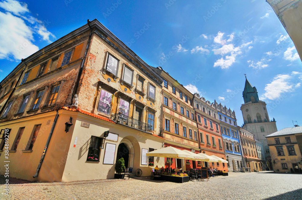 Fototapeta premium Ulice starego miasta w Lublinie