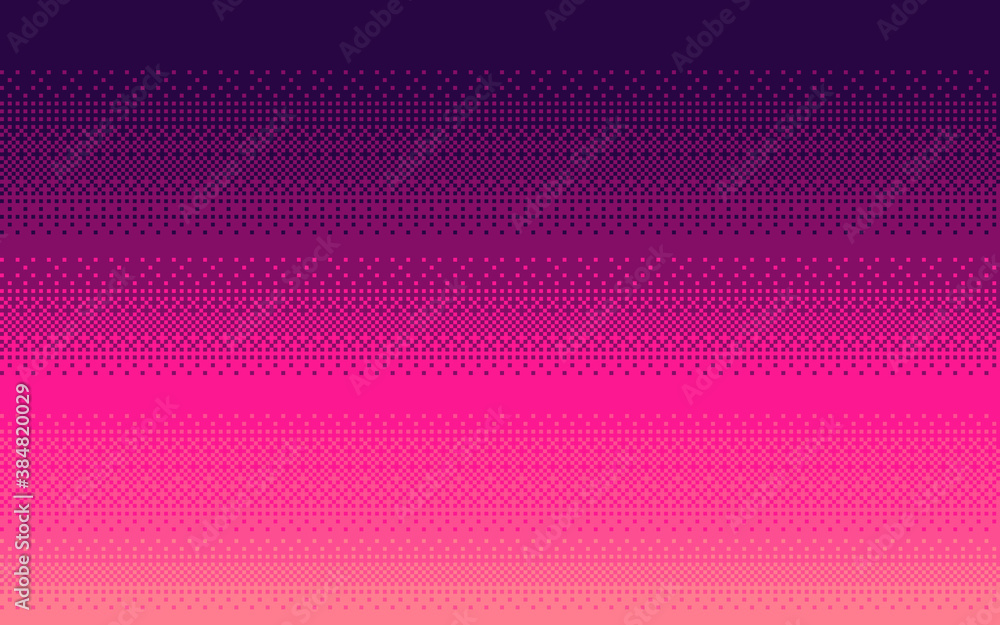 Pixel art Dithering gradient color. Pixel art Dithering gradient color.