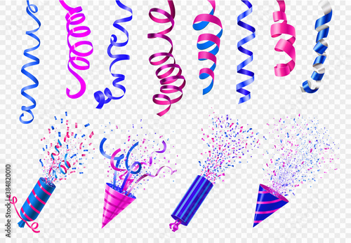 Party Serpentine Transparent Set 