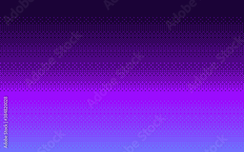 Pixel art Dithering gradient color.
