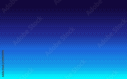 Pixel art Dithering gradient color.