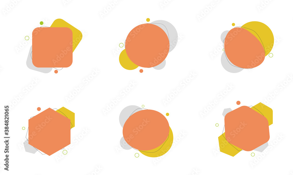 Set of abstract graphic design elements. Vector illustrations for logo design, flyer & presentation, background, isolated on white. Set of abstract graphic design elements. Vector illustrations for logo design, flyer & presentation, background, isolated on white.