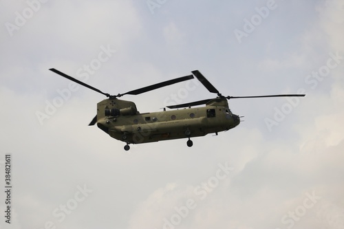 Fototapeta Naklejka Na Ścianę i Meble -  American Helicopter in Kabul - Afghanistan