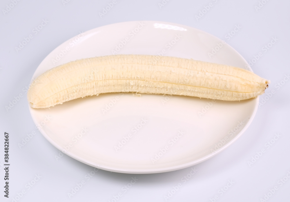 fruit banana in plate fruit banana in plate