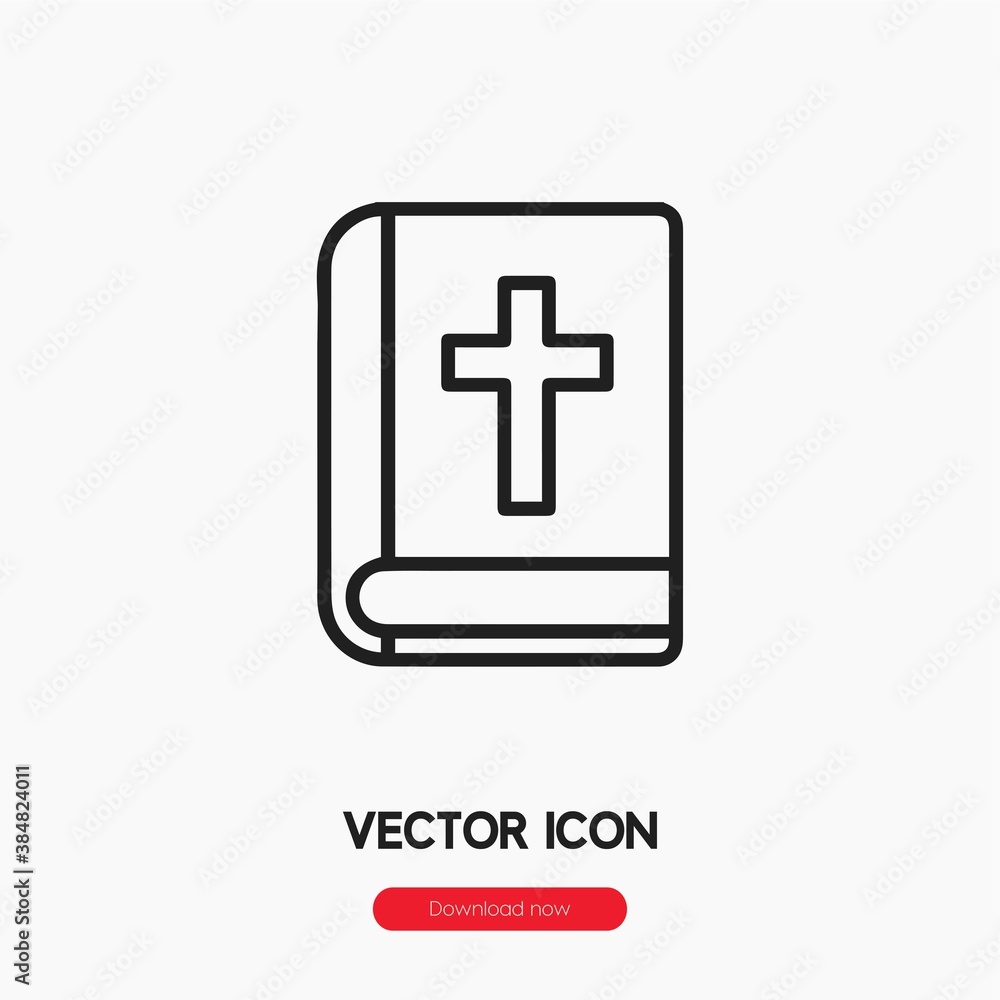bible icon vector sign symbol bible icon vector sign symbol