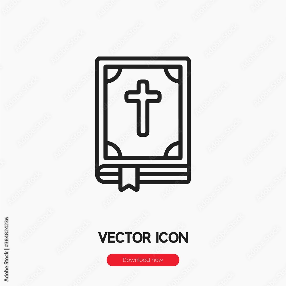 bible icon vector sign symbol bible icon vector sign symbol